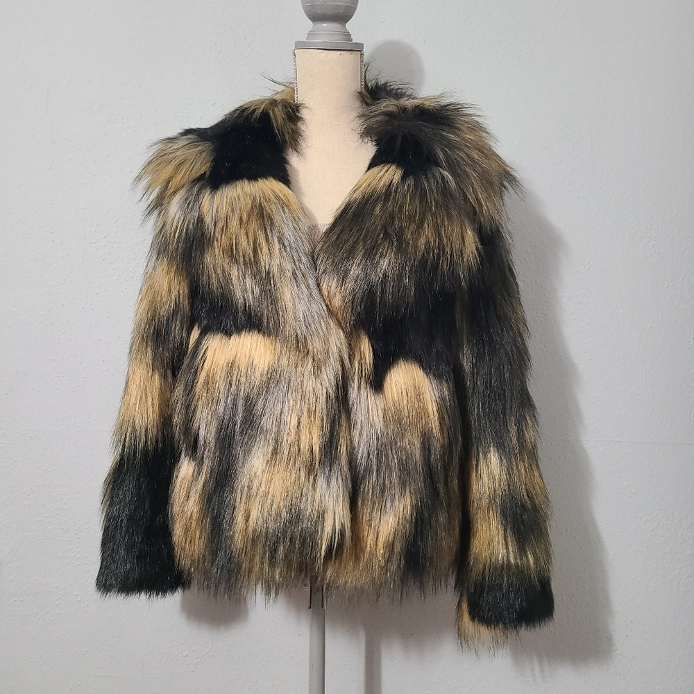 Marciano By Guess Faux Fur‎ Jacket Size 0